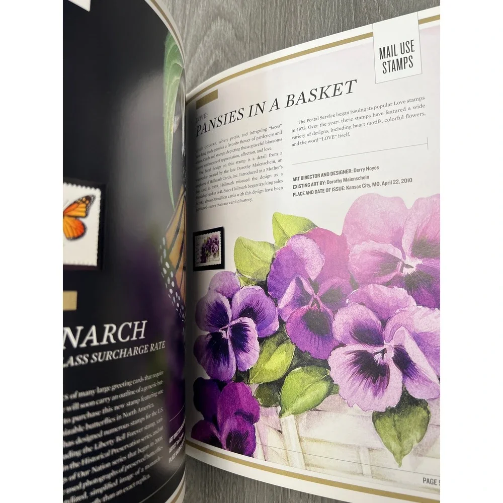 USPS The 2010 Stamp Yearbook Hardcover Collins Reference Icons Heritage Book